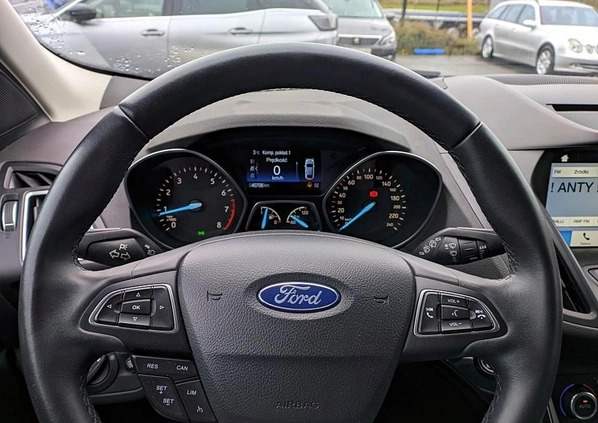 Ford Kuga cena 85900 przebieg: 40706, rok produkcji 2019 z Lidzbark Warmiński małe 211